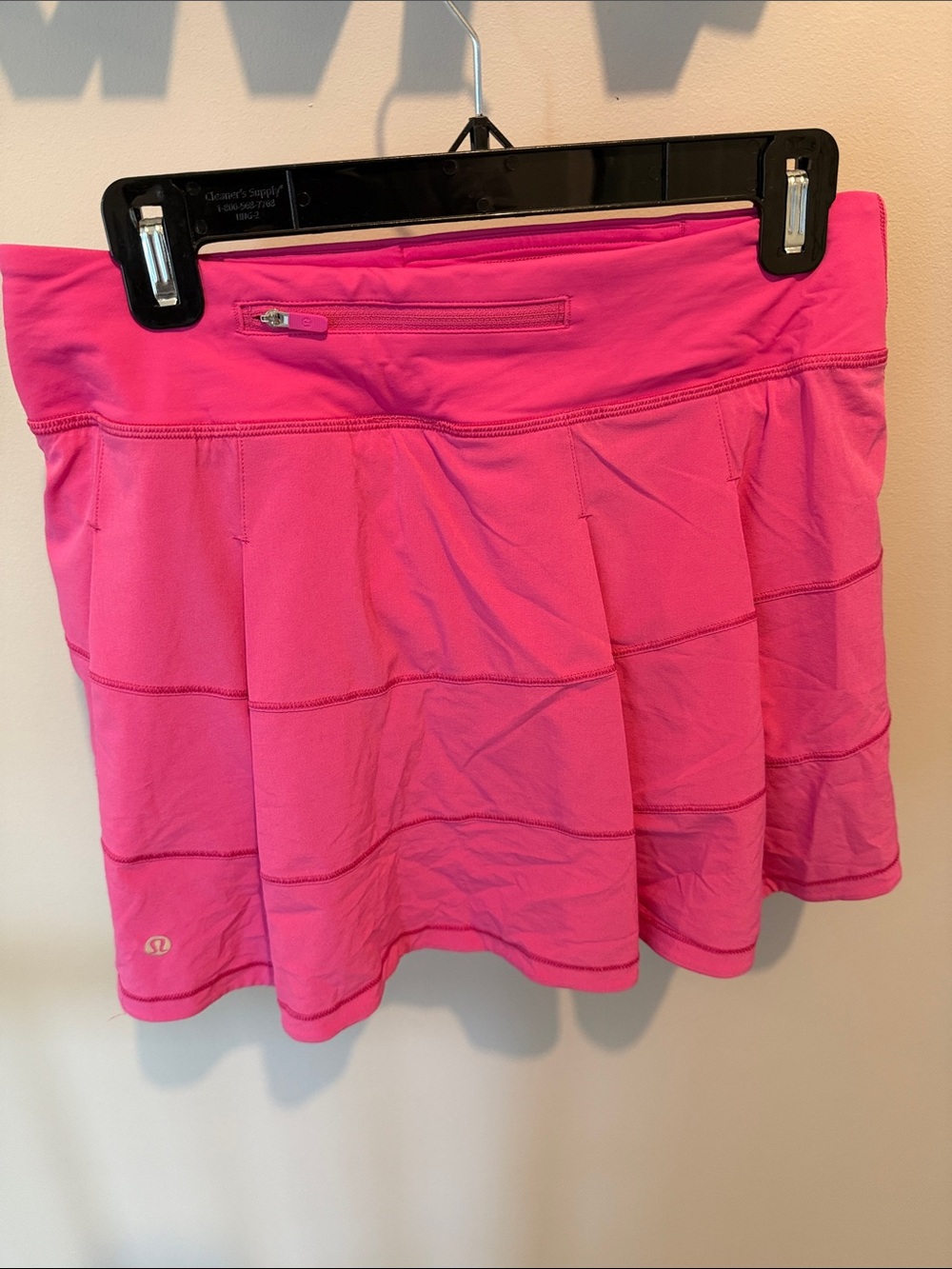 lululemon athletica Hot Pink Circle Skirt with Zip Pocket